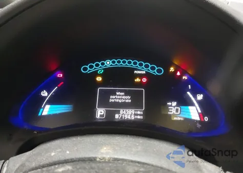 2017 Nissan Leaf S из США, поврежденный, VIN 1N4BZ0CP3HC309274